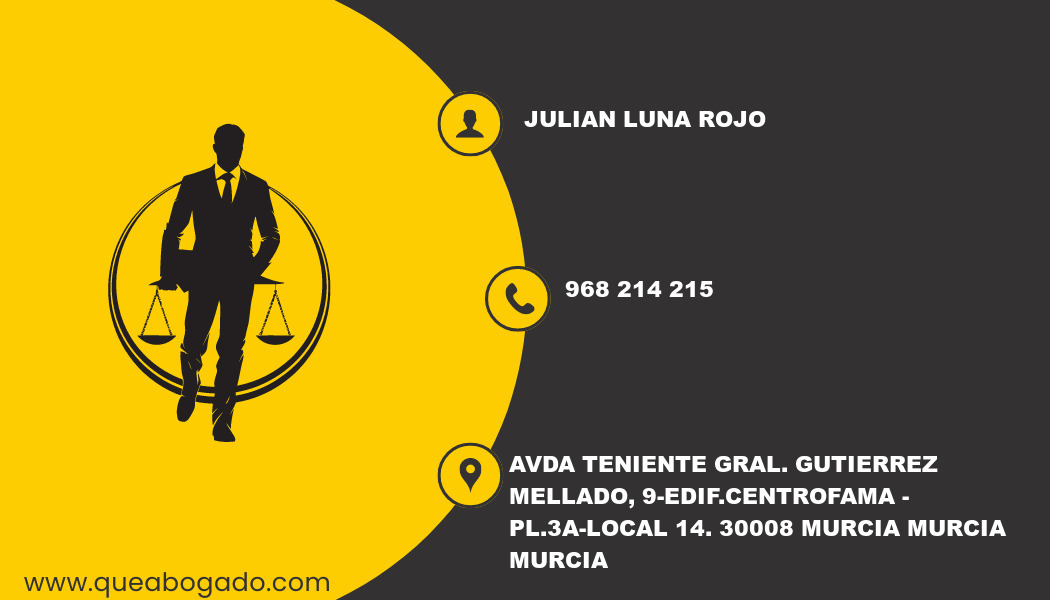 abogado Julian Luna Rojo (Murcia)