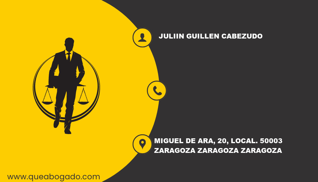 abogado Juliin Guillen Cabezudo (Zaragoza)