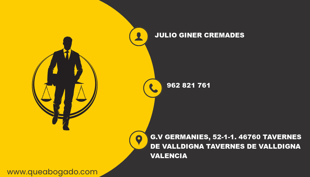 abogado Julio Giner Cremades (Tavernes de Valldigna)