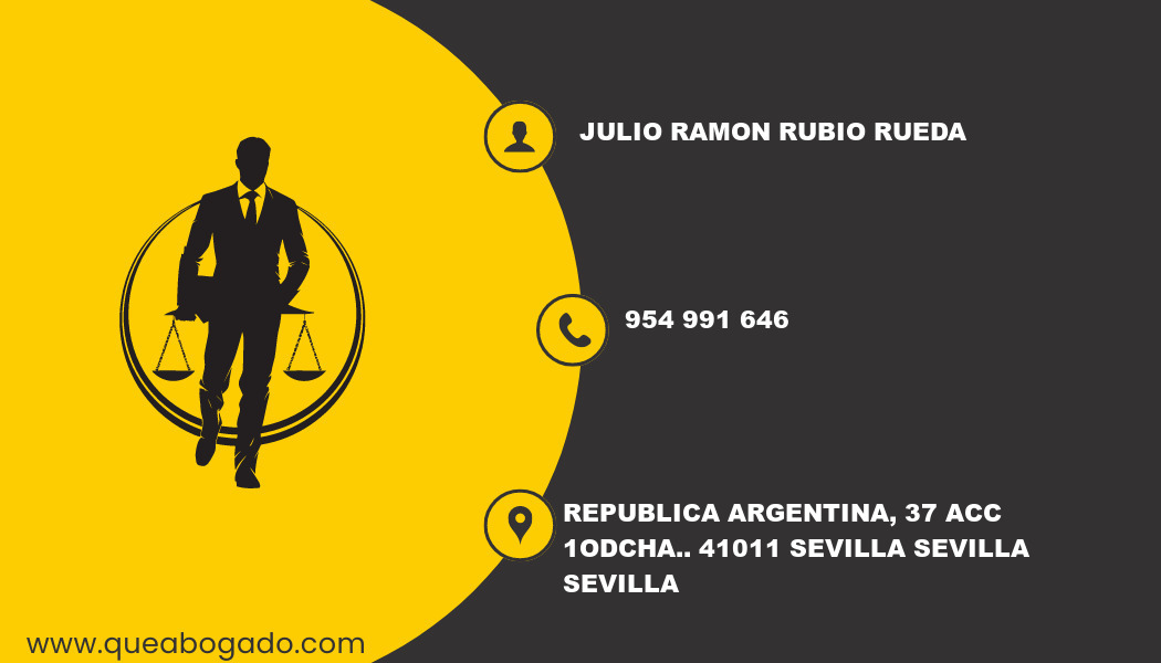 abogado Julio Ramon Rubio Rueda (Sevilla)