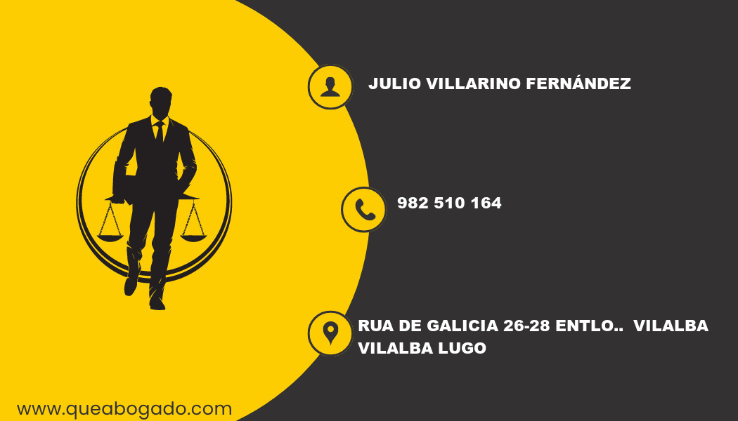 abogado Julio Villarino Fernández (Vilalba)