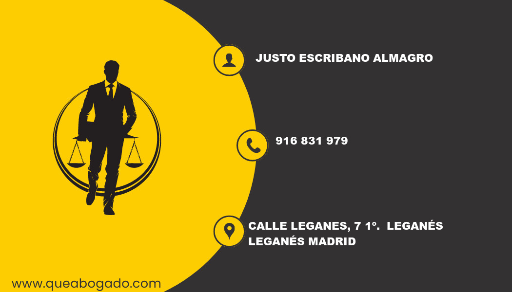 abogado Justo Escribano Almagro (Leganés)