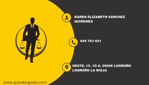 abogado Karen Elizabeth Sanchez Quiñones (Logroño)