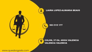 abogado Laura Lopez-Almansa Beaus (Valencia)