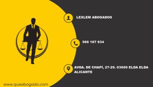 abogado Lexlem Abogados (Elda)