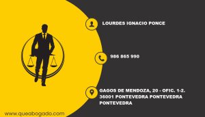 abogado Lourdes Ignacio Ponce (Pontevedra)