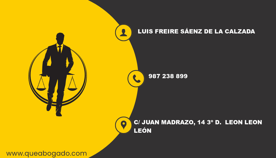 abogado Luis Freire Sáenz De La Calzada (Leon)