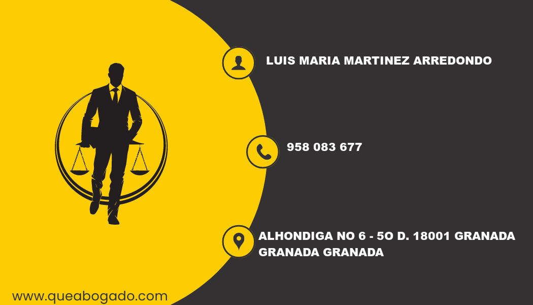 abogado Luis Maria Martinez Arredondo (Granada)