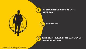 abogado M. Emma Rebordinos De Las Vecillas (La Oliva)