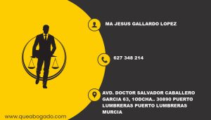 abogado Ma Jesus Gallardo Lopez (Puerto Lumbreras)