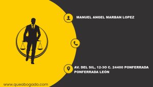 abogado Manuel Angel Marban Lopez (Ponferrada)