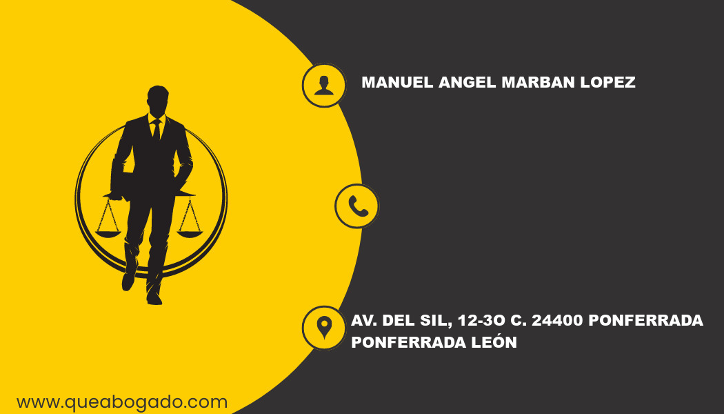 abogado Manuel Angel Marban Lopez (Ponferrada)