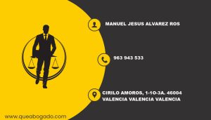 abogado Manuel Jesus Alvarez Ros (Valencia)