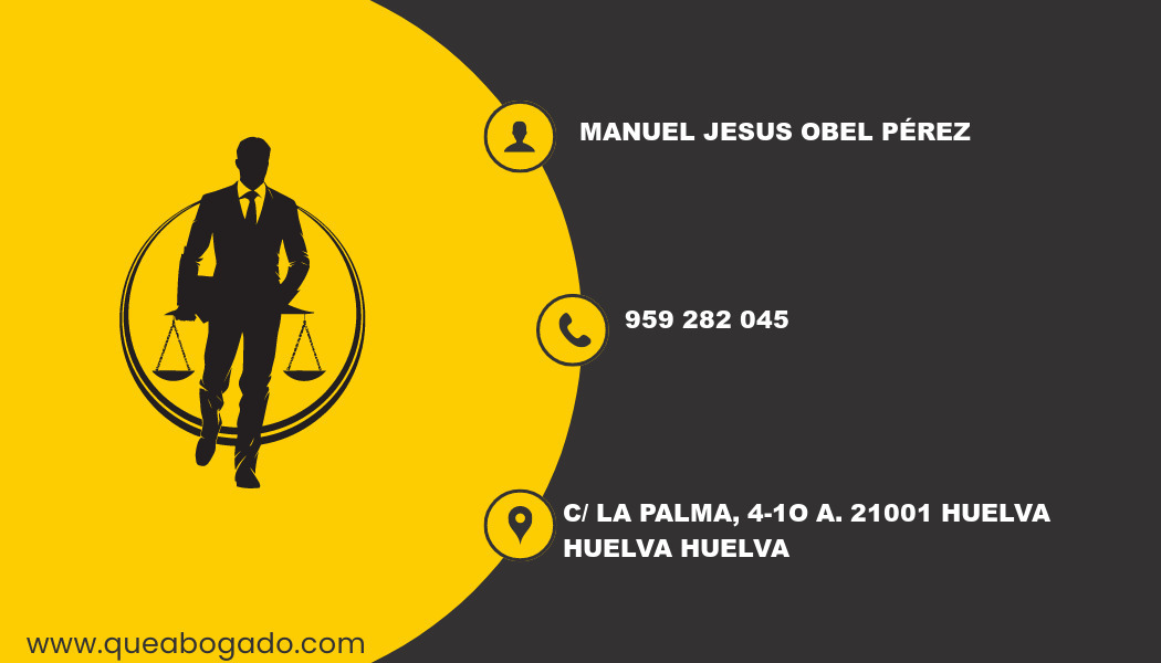 abogado Manuel Jesus Obel Pérez (Huelva)