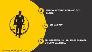 abogado Marco Antonio Aparicio Del Alamo (Mislata)