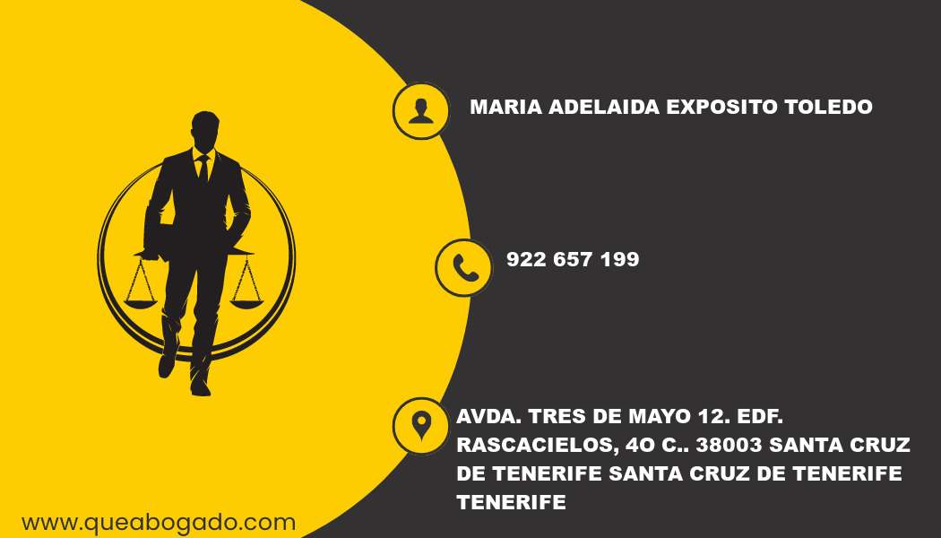 abogado Maria Adelaida Exposito Toledo (Santa Cruz de Tenerife)