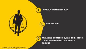 abogado Maria Carmen Rey Saa (O Milladoiro)