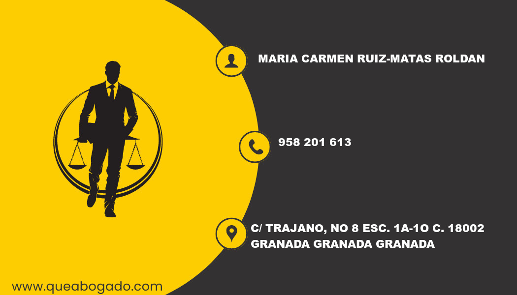 abogado Maria Carmen Ruiz-Matas Roldan (Granada)