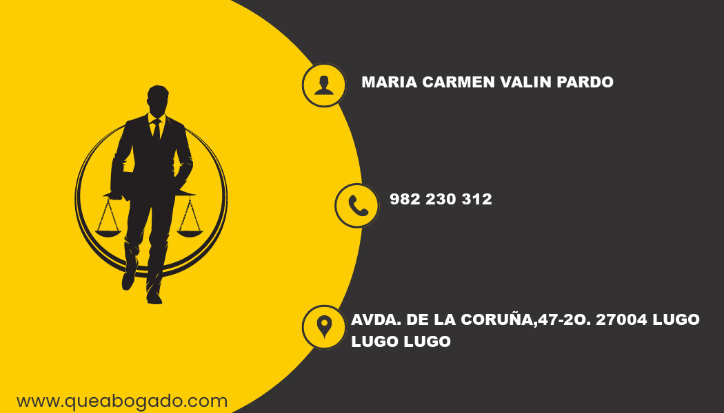 abogado Maria Carmen Valin Pardo (Lugo)