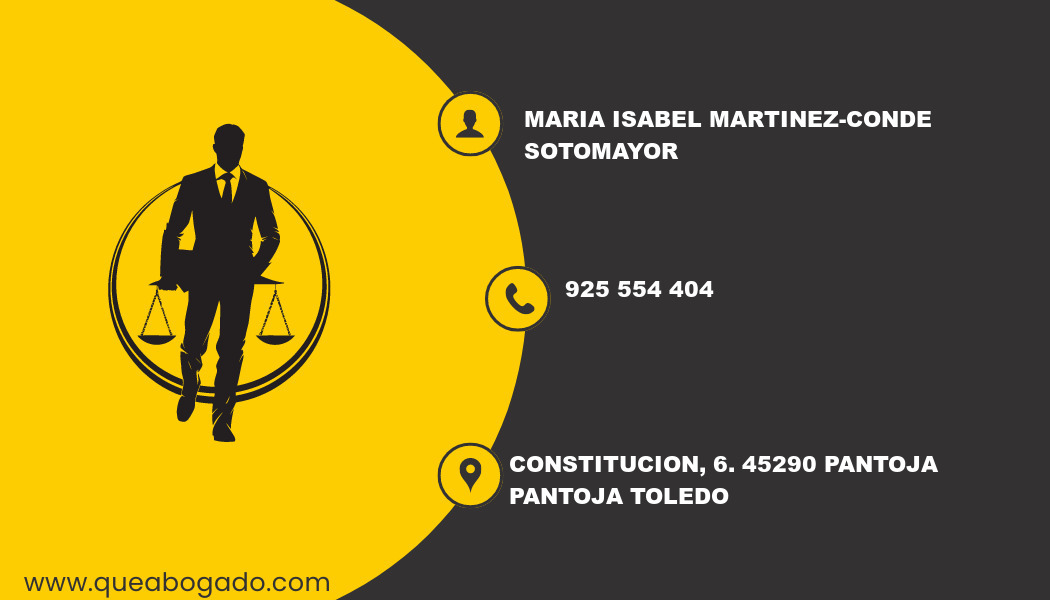 abogado Maria Isabel Martinez-Conde Sotomayor (Pantoja)