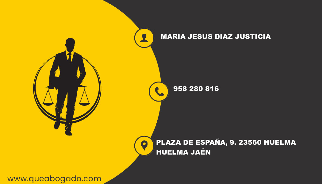 abogado Maria Jesus Diaz Justicia (Huelma)