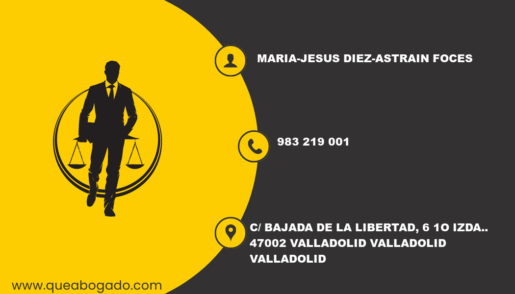 abogado Maria-Jesus Diez-Astrain Foces (Valladolid)