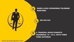 abogado Maria Luisa Covadonga Toledano Martinez (Tineo)