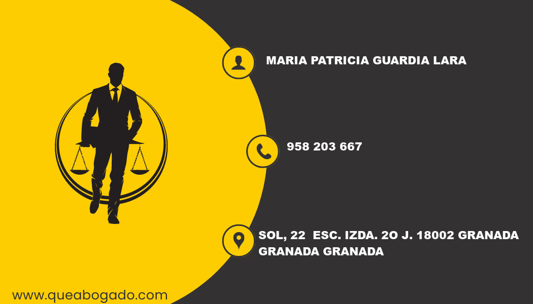 abogado Maria Patricia Guardia Lara (Granada)