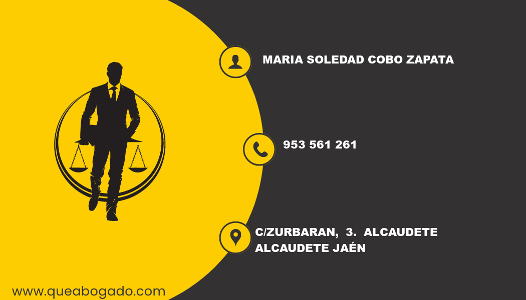 abogado Maria Soledad Cobo Zapata (Alcaudete)