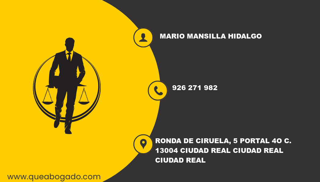 abogado Mario Mansilla Hidalgo (Ciudad Real)