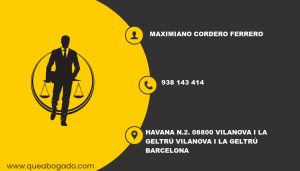 abogado Maximiano Cordero Ferrero (Vilanova i la Geltrú)