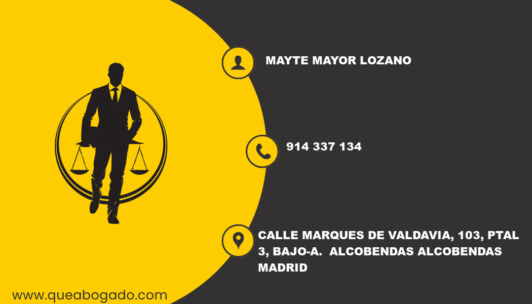 abogado Mayte Mayor Lozano (Alcobendas)