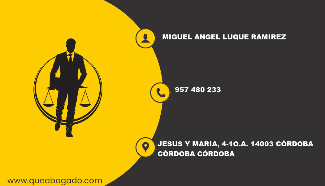 abogado Miguel Angel Luque Ramirez (Córdoba)