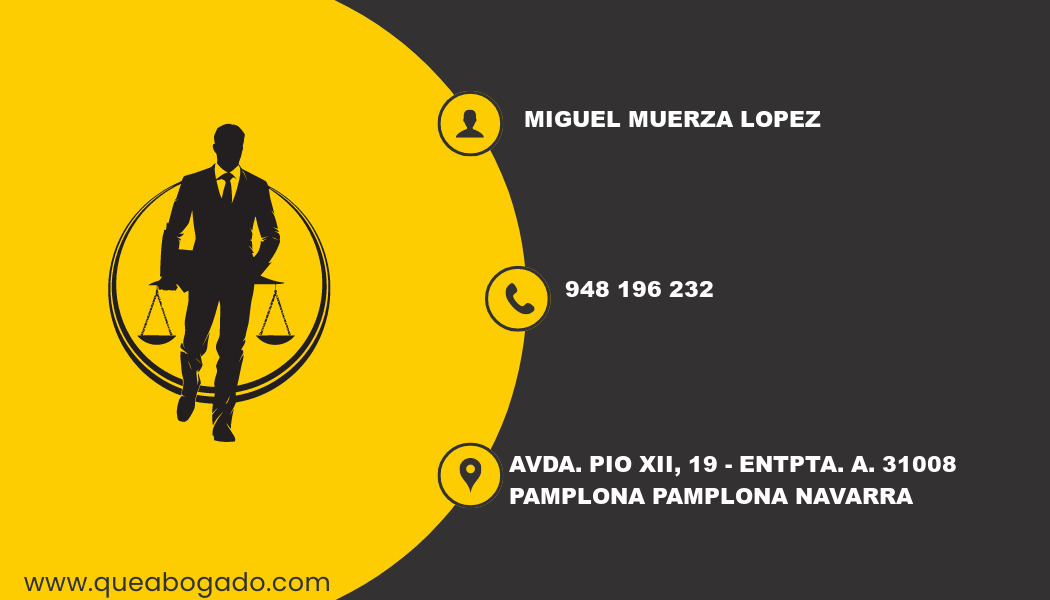 abogado Miguel Muerza Lopez (Pamplona)