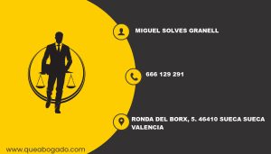 abogado Miguel Solves Granell (Sueca)