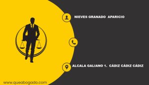 abogado Nieves Granado  Aparicio (Cádiz)