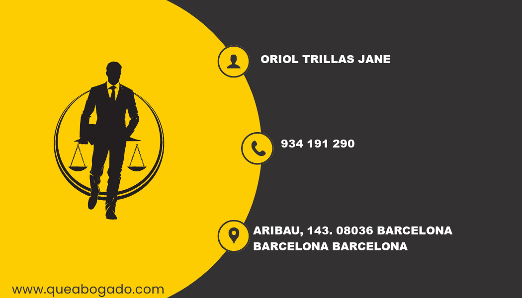 abogado Oriol Trillas Jane (Barcelona)