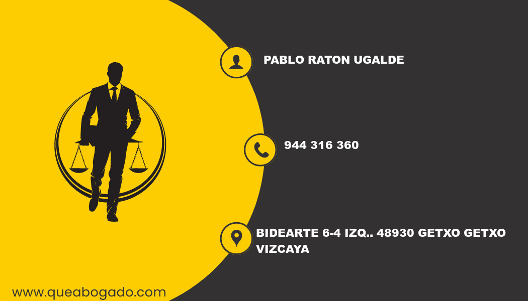 abogado Pablo Raton Ugalde (Getxo)