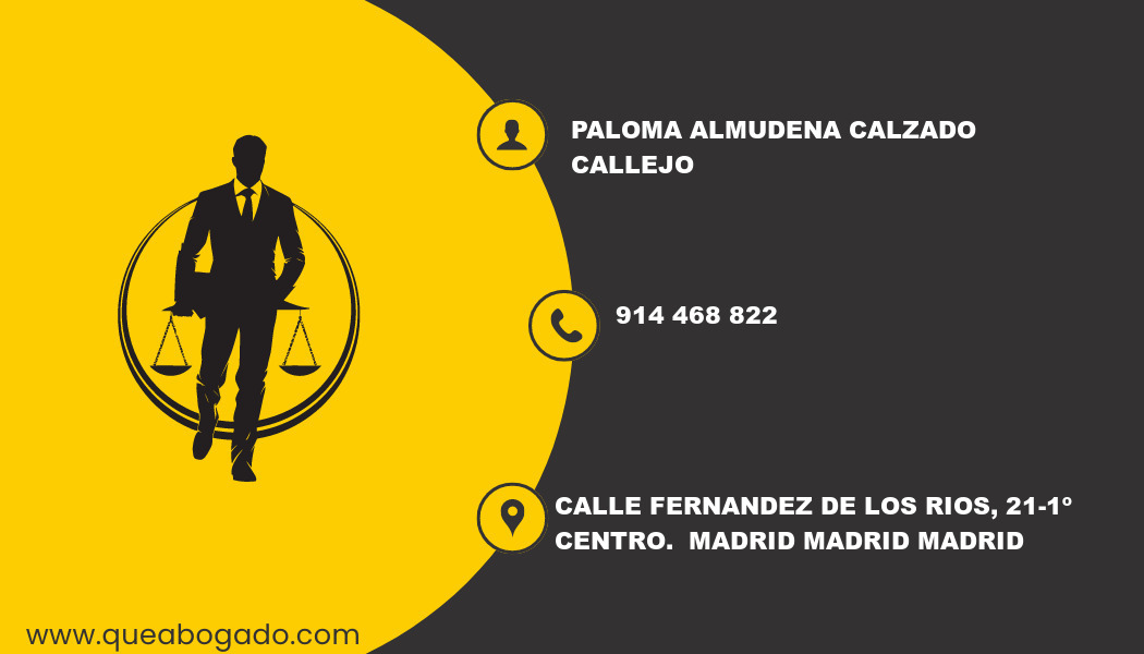 abogado Paloma Almudena Calzado Callejo (Madrid)