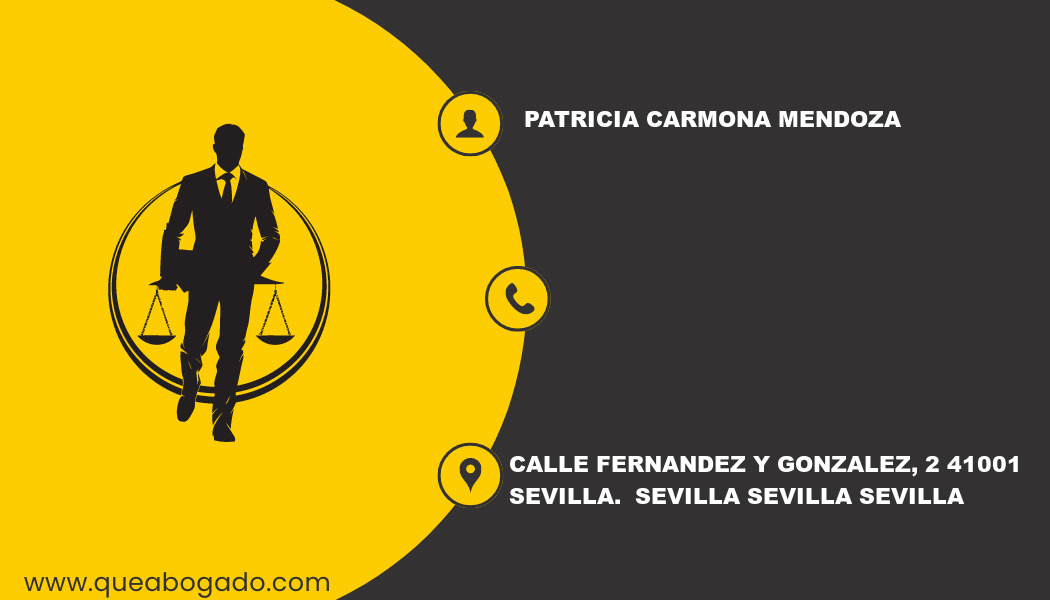 abogado Patricia Carmona Mendoza (Sevilla)