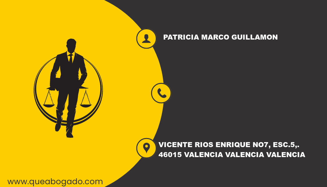 abogado Patricia Marco Guillamon (Valencia)