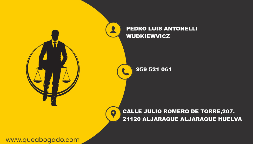 abogado Pedro Luis Antonelli Wudkiewvicz (Aljaraque)