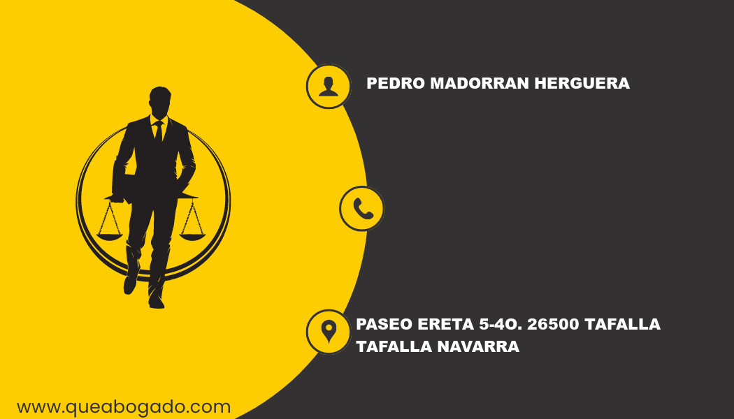 abogado Pedro Madorran Herguera (Tafalla)