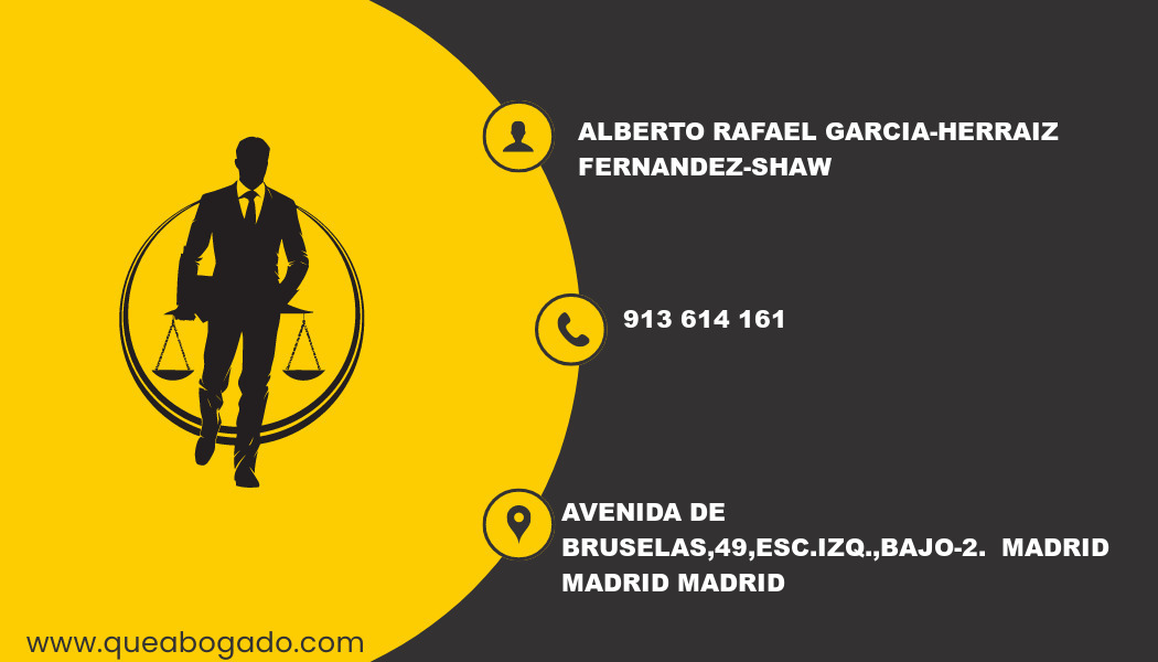 abogado Alberto Rafael Garcia-Herraiz Fernandez-Shaw (Madrid)