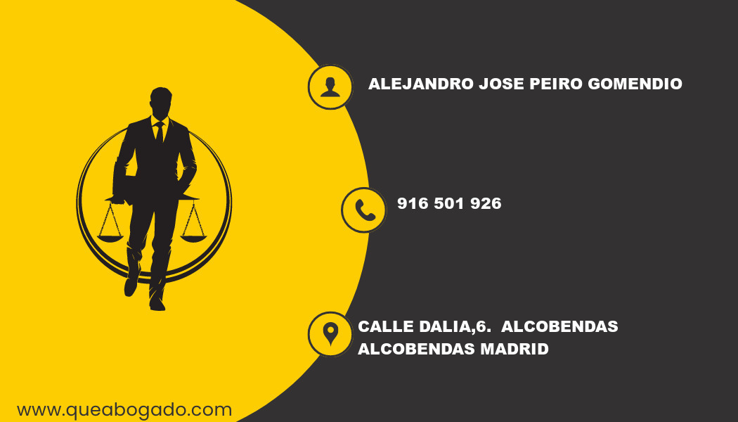 abogado Alejandro Jose Peiro Gomendio (Alcobendas)