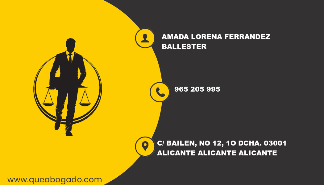 abogado Amada Lorena Ferrandez Ballester (Alicante)