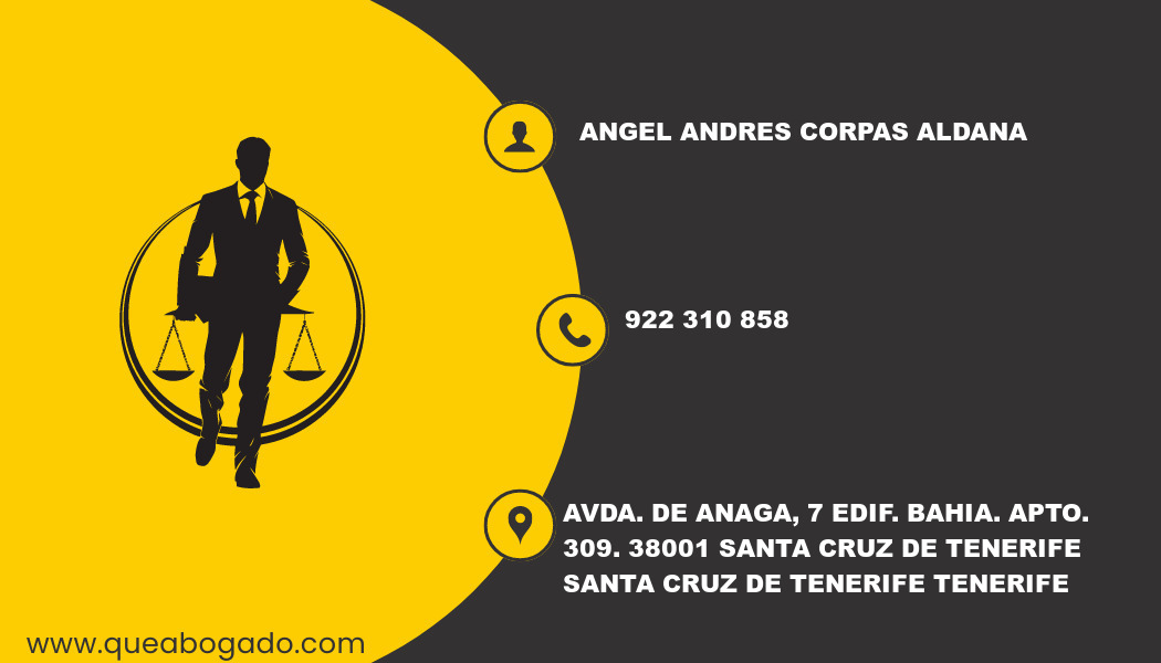 abogado Angel Andres Corpas Aldana (Santa Cruz de Tenerife)