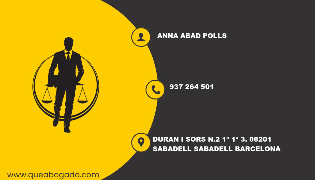 abogado Anna Abad Polls (Sabadell)