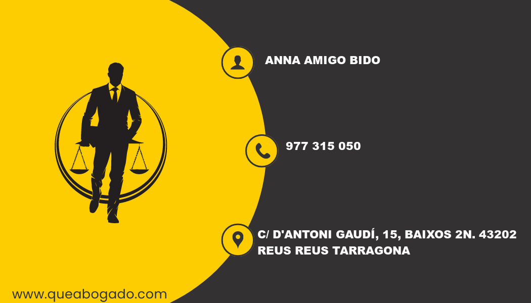 abogado Anna Amigo Bido (Reus)