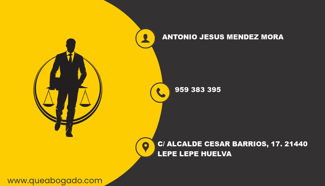 abogado Antonio Jesus Mendez Mora (Lepe)